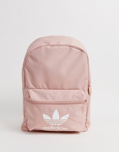 Розовый рюкзак с логотипом adidas Originals