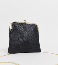 Черная сумка через плечо эксклюзивно от My Accessories London-Черный