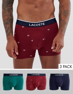 Набор из 3 боксеров-брифов Lacoste Colours-Мульти