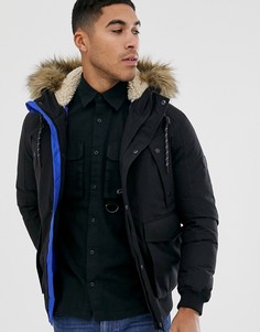 Черная короткая парка Jack & Jones Originals-Черный