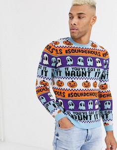 Джемпер с принтом ASOS DESIGN-Мульти
