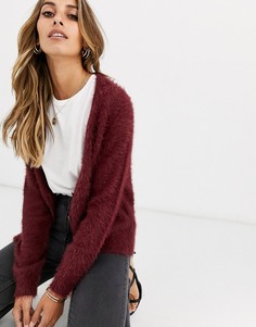 Кардиган с пуговицами и V-образным вырезом Vero Moda-Красный