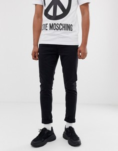 Черные джинсы скинни Love Moschino-Черный