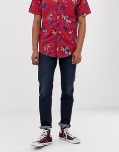 Суженные книзу темные узкие джинсы с заниженной талией Levis 501-Синий Levis®