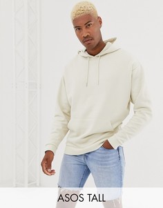 Бежевый oversize-худи ASOS DESIGN Tall