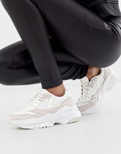 Белые/бежевые кроссовки на массивной подошве ASOS DESIGN Disposition-Мульти