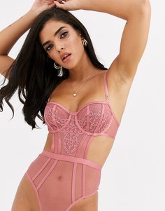 Боди с чашечками на косточках и кольцом ASOS DESIGN Eloise-Зеленый