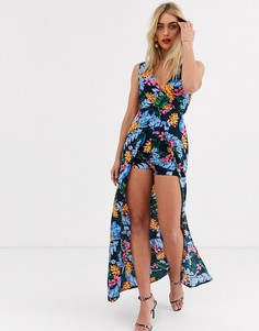 Ромпер AX Paris-Темно-синий