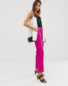 Розовые брюки узкого кроя Vero Moda-Розовый