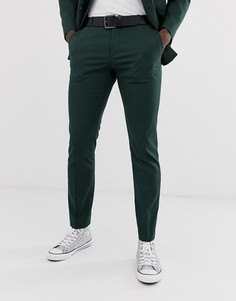 Зеленые облегающие брюки Selected Homme-Зеленый