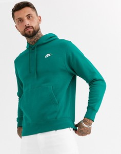 Зеленый худи Nike Club