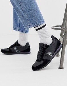 Черные кроссовки Versace Jeans Couture-Черный