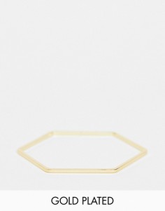 Позолоченный браслет-манжета Orelia-Золотой