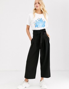 Брюки с завязкой In Wear - Cara-Черный
