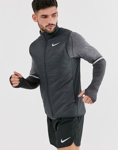 Серая майка Nike Running Aerolayer-Серый