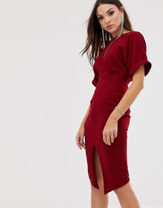 Платье миди ASOS DESIGN-Красный
