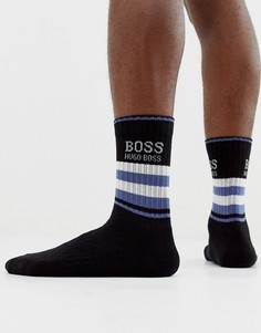 Черные носки с логотипом BOSS-Черный