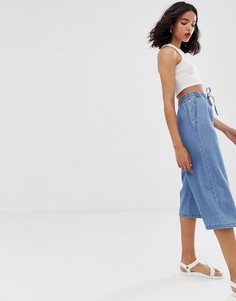 Джинсовые кюлоты Monki-Синий