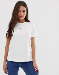 Футболка с принтом ASOS DESIGN-Белый