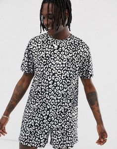 Фестивальная oversize-футболка с принтом Urban Threads-Мульти
