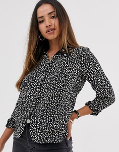Рубашка с принтом Vero Moda copenhagen studio-Мульти