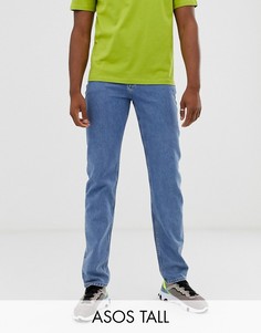 Выбеленные сини классические джинсы ASOS DESIGN Tall-Синий