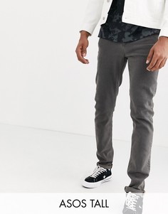 Черные узкие джинсы ASOS DESIGN Tall-Черный