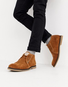 Светло-коричневые замшевые ботинки Original Penguin-Светло-коричневый