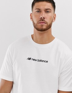 Белая футболка New Balance Athletics-Белый