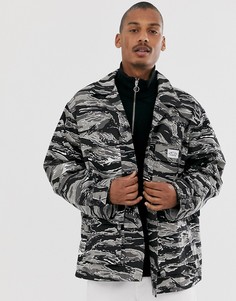 Куртка с тигриным камуфляжным принтом Vintage Supply-Черный