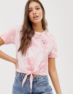 Футболка с принтом тай-дай Hollister-Зеленый