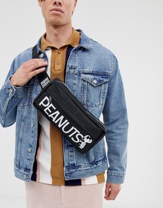 Черная сумка через плечо Mi-Pac X Peanuts Joe Cool Street Pac - 3 л-Черный