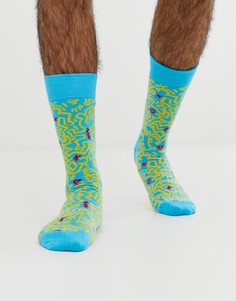 Носки с принтом Happy Socks X Keith Haring Untitled-Мульти