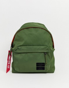 Рюкзак оливкового цвета Eastpak X Alpha Industries PakR 24l-Зеленый