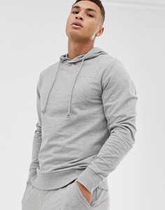 Худи с названием бренда на груди Jack & Jones Originals-Серый