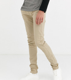 Светло-бежевые зауженные чиносы Farah Drake-Светло-коричневый