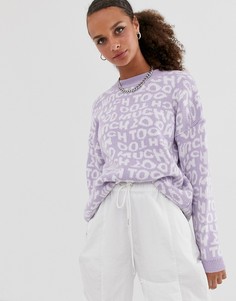 Oversize-джемпер ASOS DESIGN-Мульти
