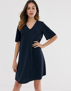 Платье с короткими рукавами JDY - Kora-Темно-синий