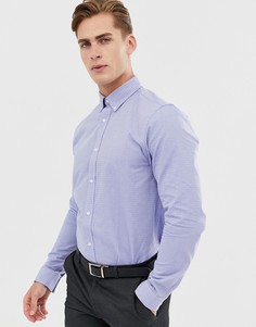 Жаккардовая рубашка с ромбовидным узором Ben Sherman-Синий