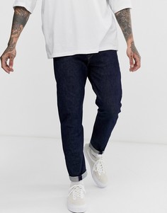 Классические темно-синие джинсы с суженными книзу штанинами Levis Engineered 502-Синий Levis LEJ
