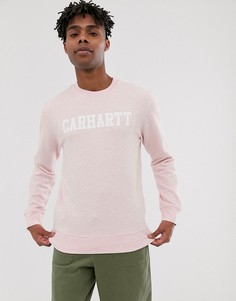 Свитшот в университетском стиле Carhartt-Розовый