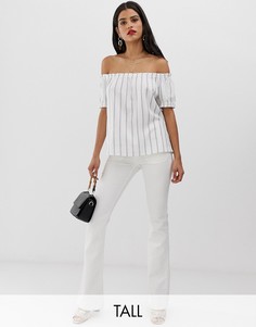 Топ в полоску с открытыми плечами Vero Moda Tall-Мульти
