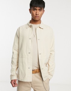Джинсовая куртка ASOS DESIGN-Белый