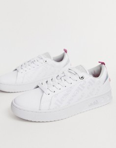 Белые кожаные кроссовки Ellesse Mezzalune-Белый