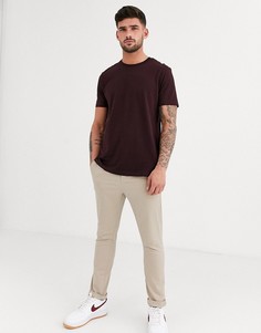 Бордовая футболка Burton Menswear-Красный
