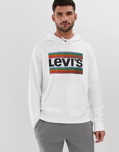 Худи белого цвета с логотипом Levis-Белый Levis®