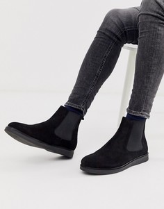 Черные замшевые ботинки челси H by Hudson calverston-Черный