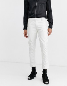 Белые джинсы скинни ASOS DESIGN-Белый