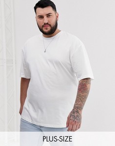 Белая oversize-футболка Jack & Jones-Белый