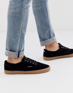 Черные замшевые кеды с резиновой подошвой Jack & Jones-Черный